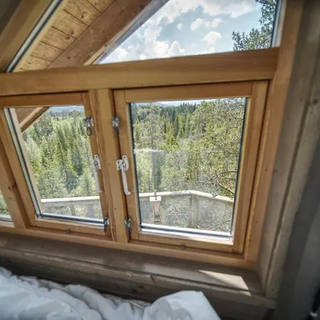 אוהל מפואר Farasen Luxury Treetop - Sleep Among The Trees Sjusjøen