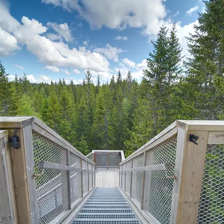 Farasen Luxury Treetop - Sleep Among The Trees אוהל מפואר Sjusjøen
